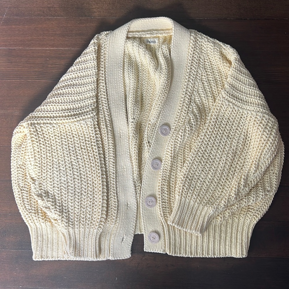 Babaa cardigan no18 mimosa